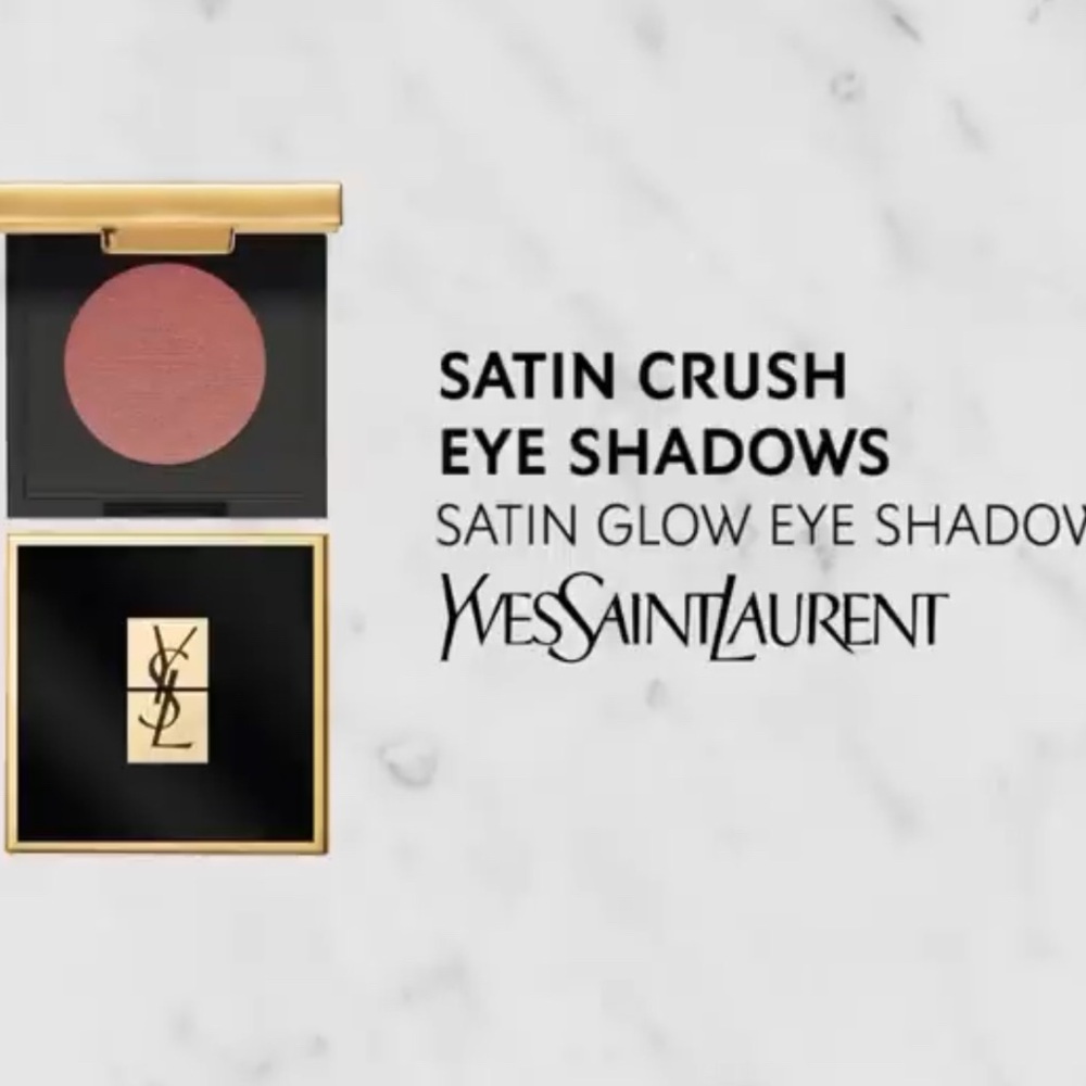 NEW Yves Saint Laurent Satin Crush Mono Eyeshadow Excessive Brown set 🌷 - Picture 12 of 15